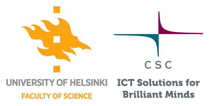 [U Helsinki and CSC logos]
