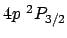 $4p ~^2P_{3/2}$