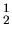 $_2^1$